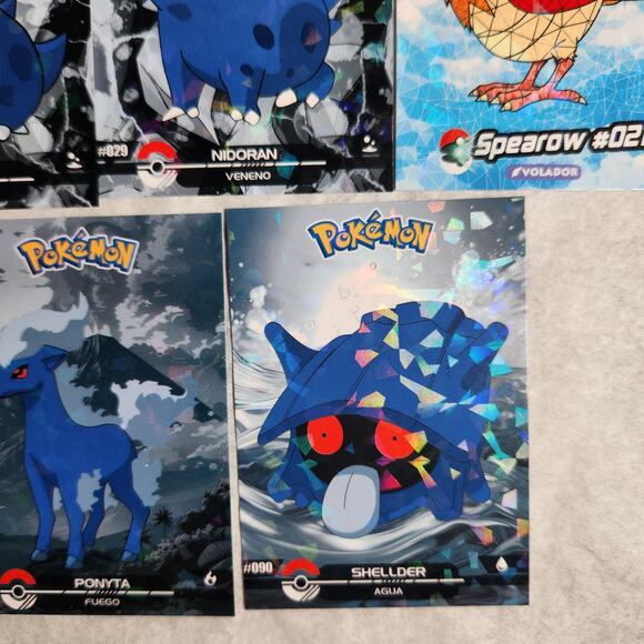 Pokemon Crystal Stained Glass Card Collection Lot Of 10 NM 2024-2025 - Picture 7 of 9